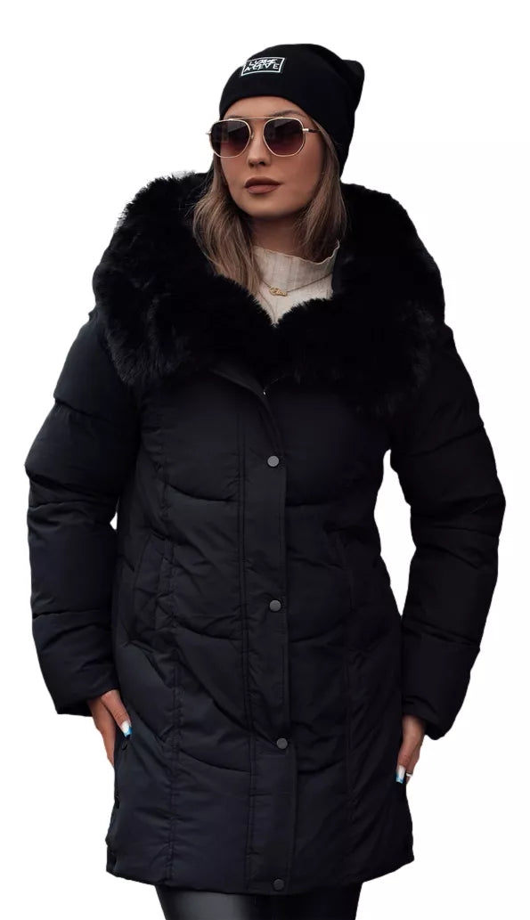 Women's winter black jacket Niki