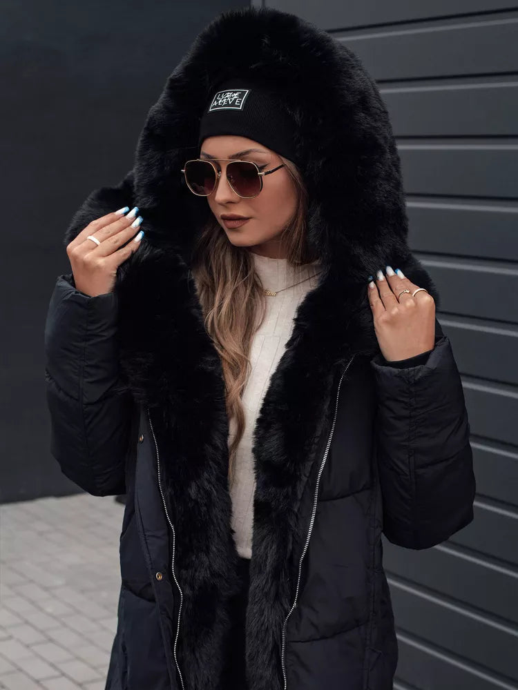 Women's winter black jacket Niki