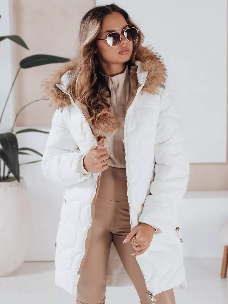 Women's winter white jacket Virel