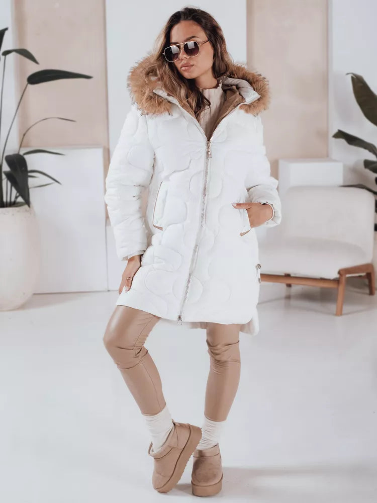 Women's winter white jacket Virel