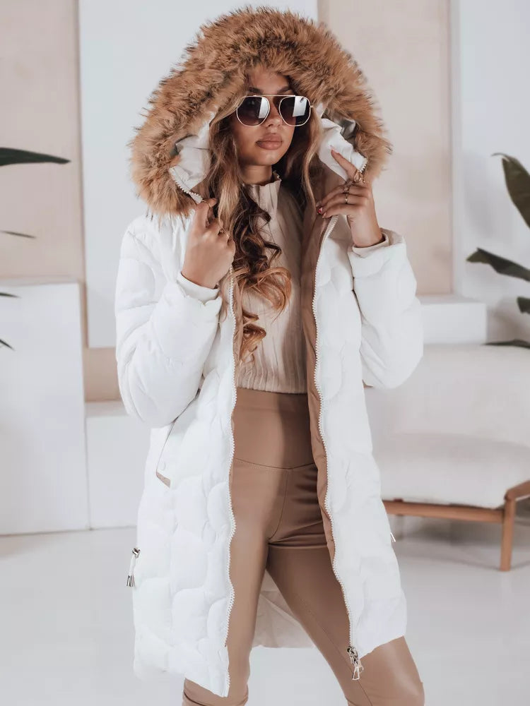 Women's winter white jacket Virel