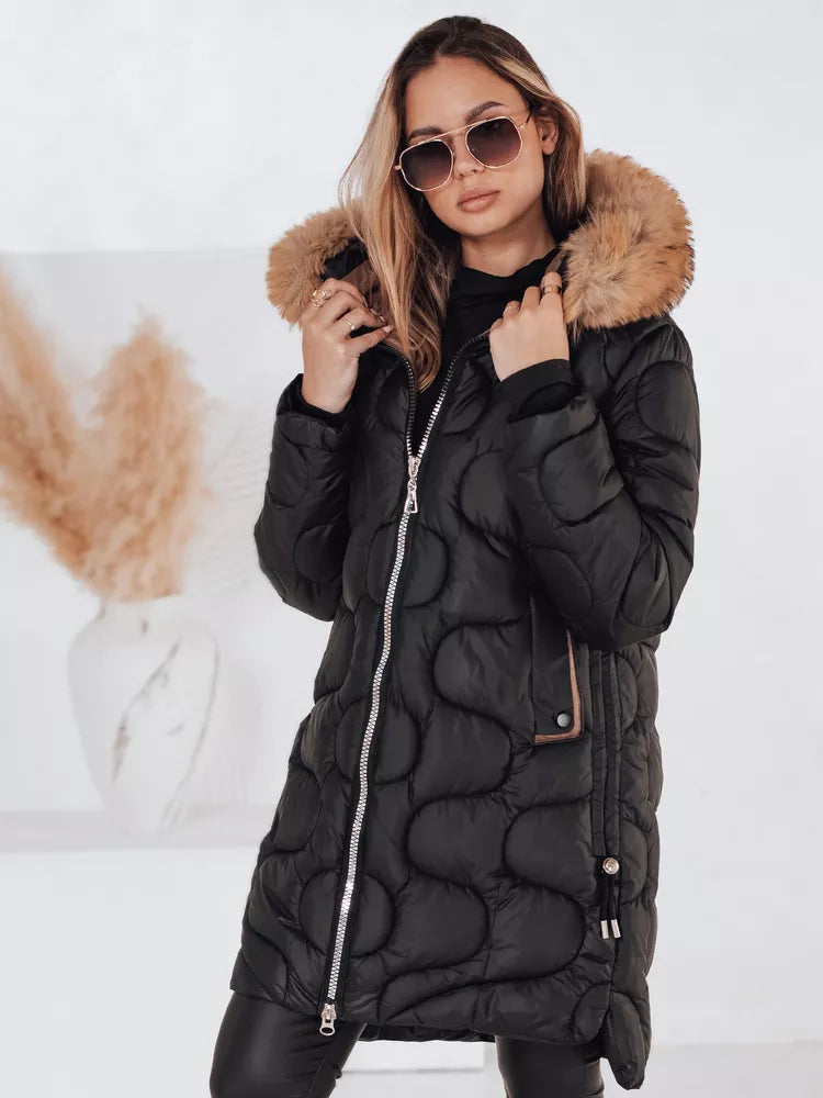 Women's winter black jacket Virel