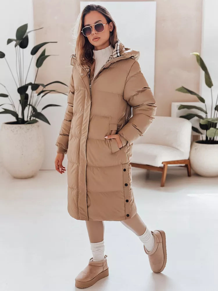 Women's brown winter jacket Bren