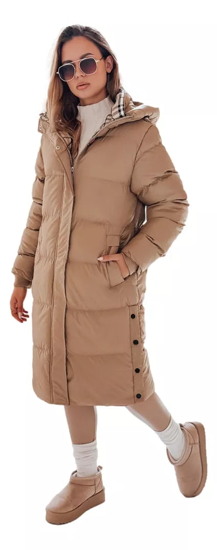 Women's brown winter jacket Bren
