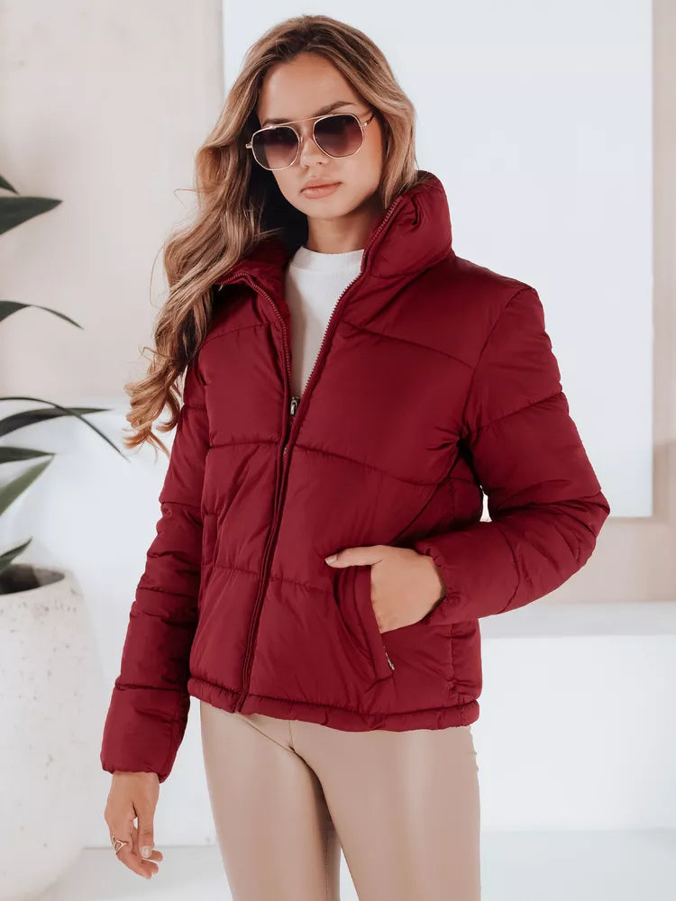 Burgundy women's jacket Lara