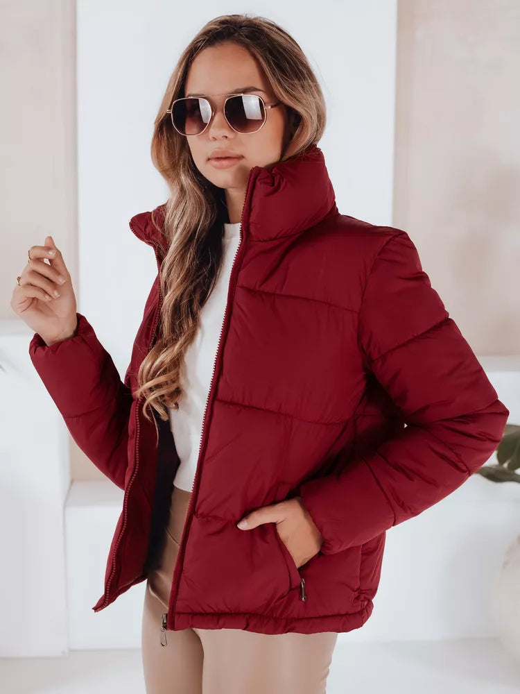 Burgundy women's jacket Lara