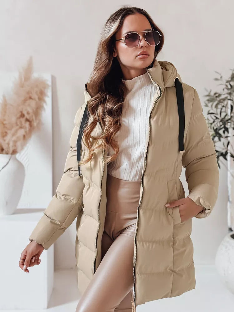 Women's brown winter jacket Gabriel 