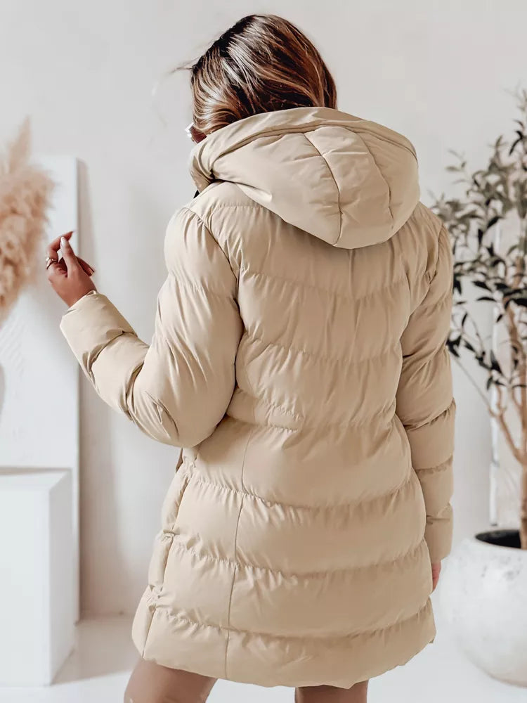 Women's brown winter jacket Gabriel 