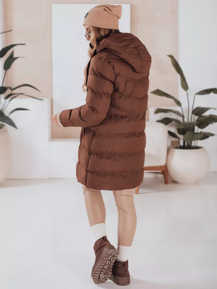 Women's winter brown jacket Gabriel