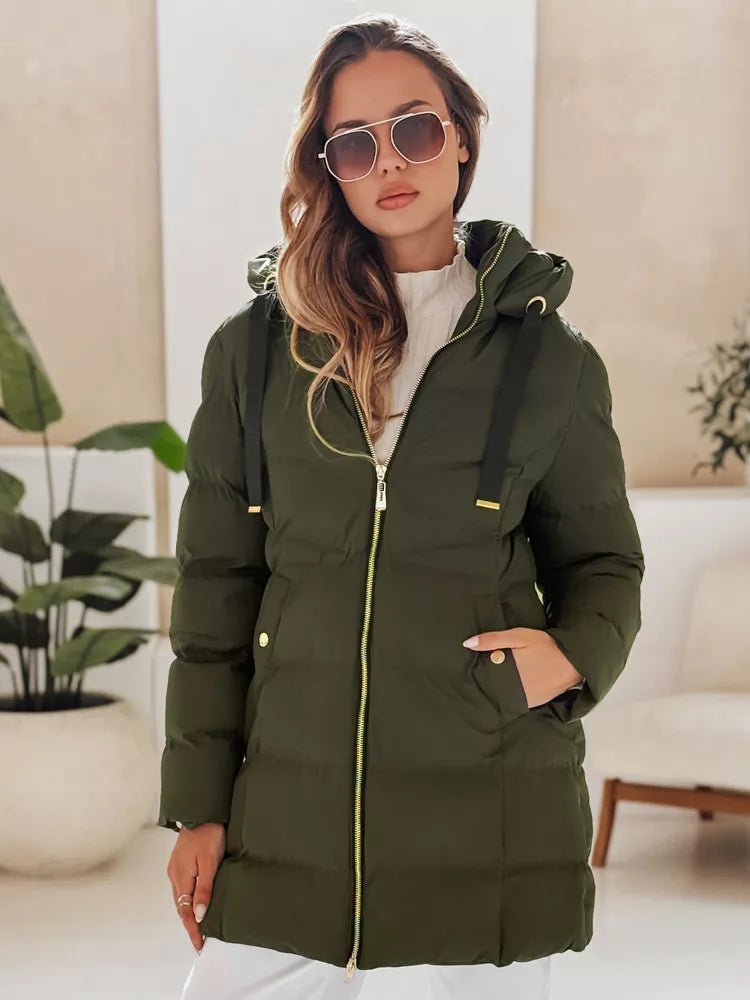 Women's winter khaki jacket Gabriel