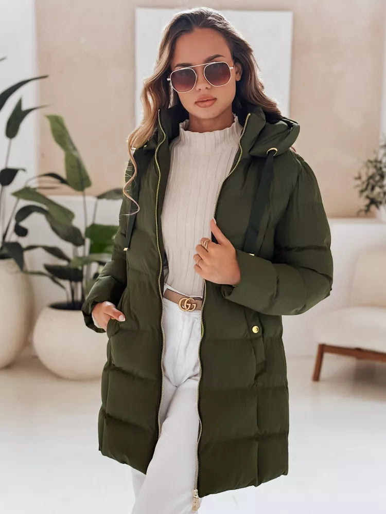 Women's winter khaki jacket Gabriel