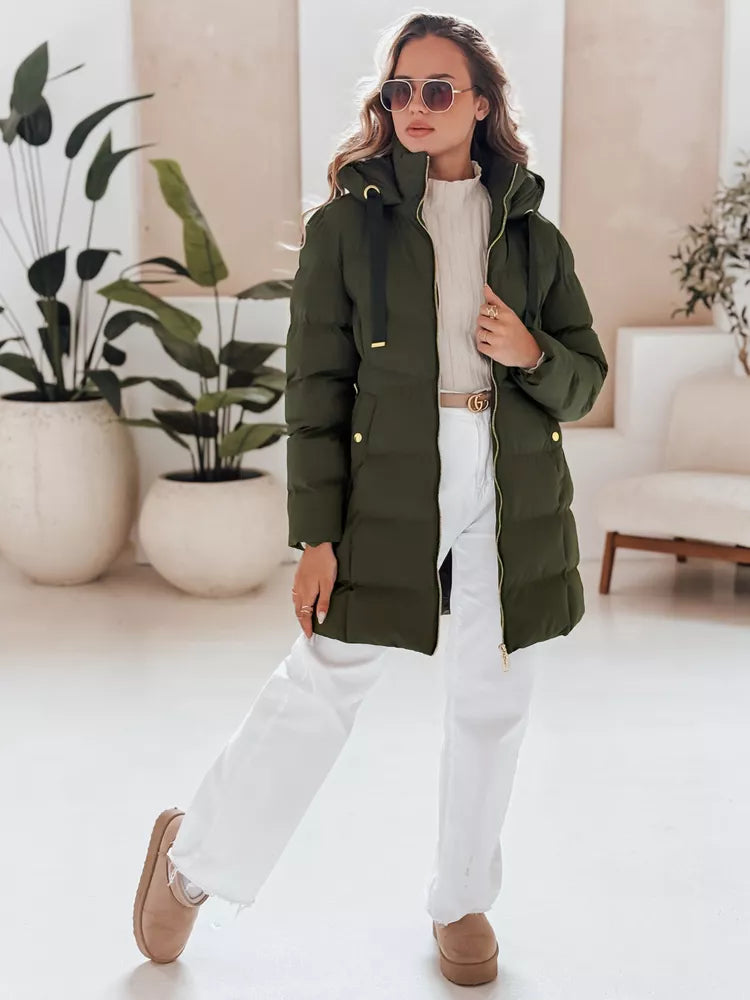 Women's winter khaki jacket Gabriel