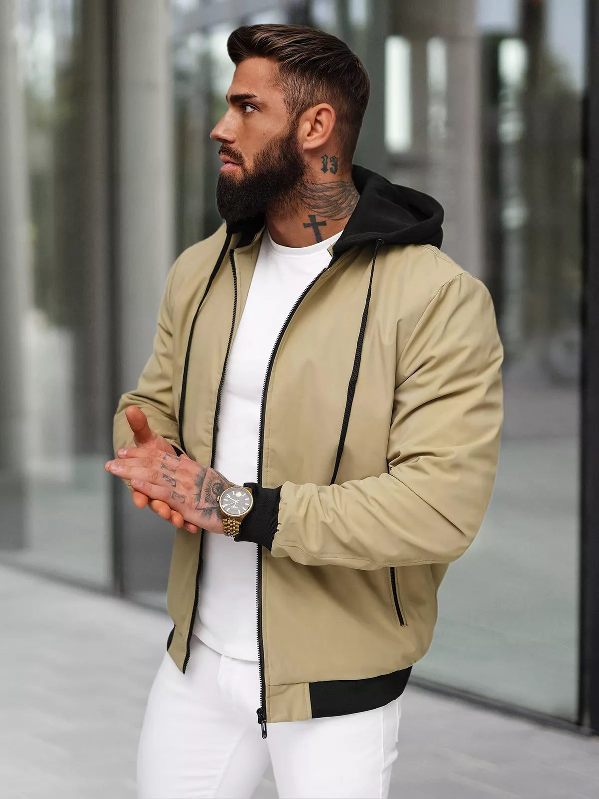 Men's brown jacket Sense