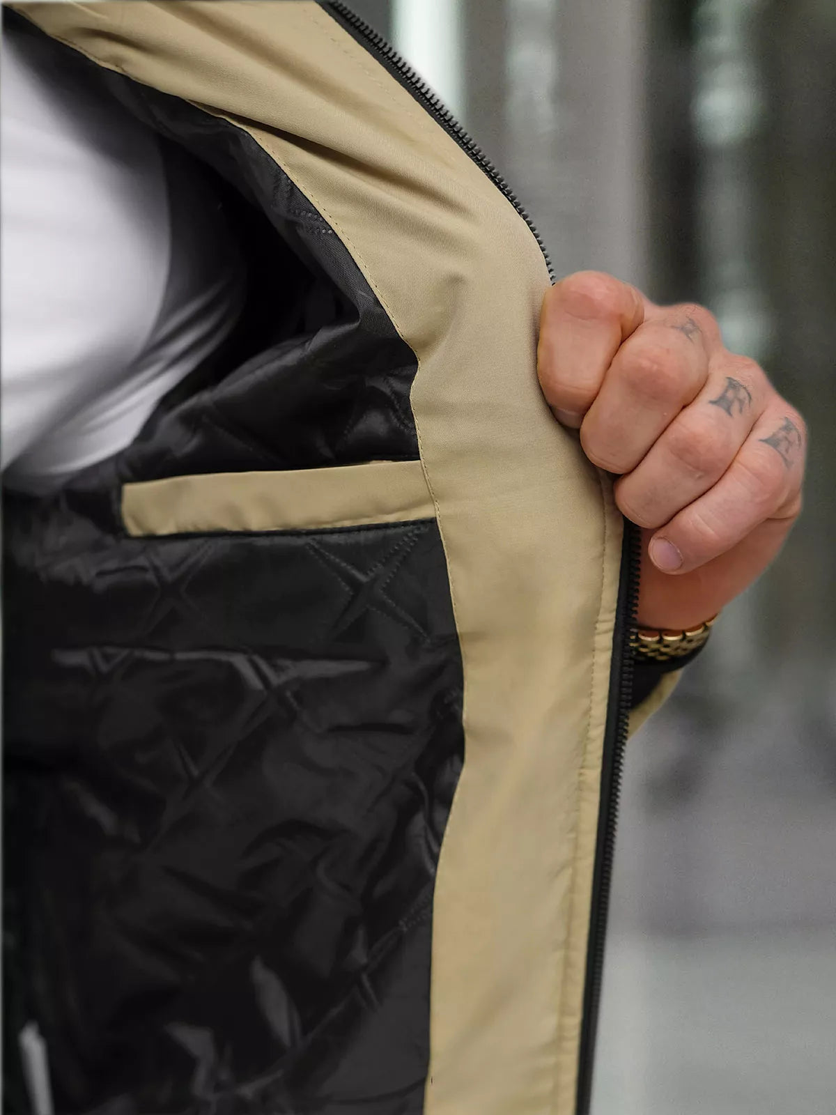 Men's brown jacket Sense