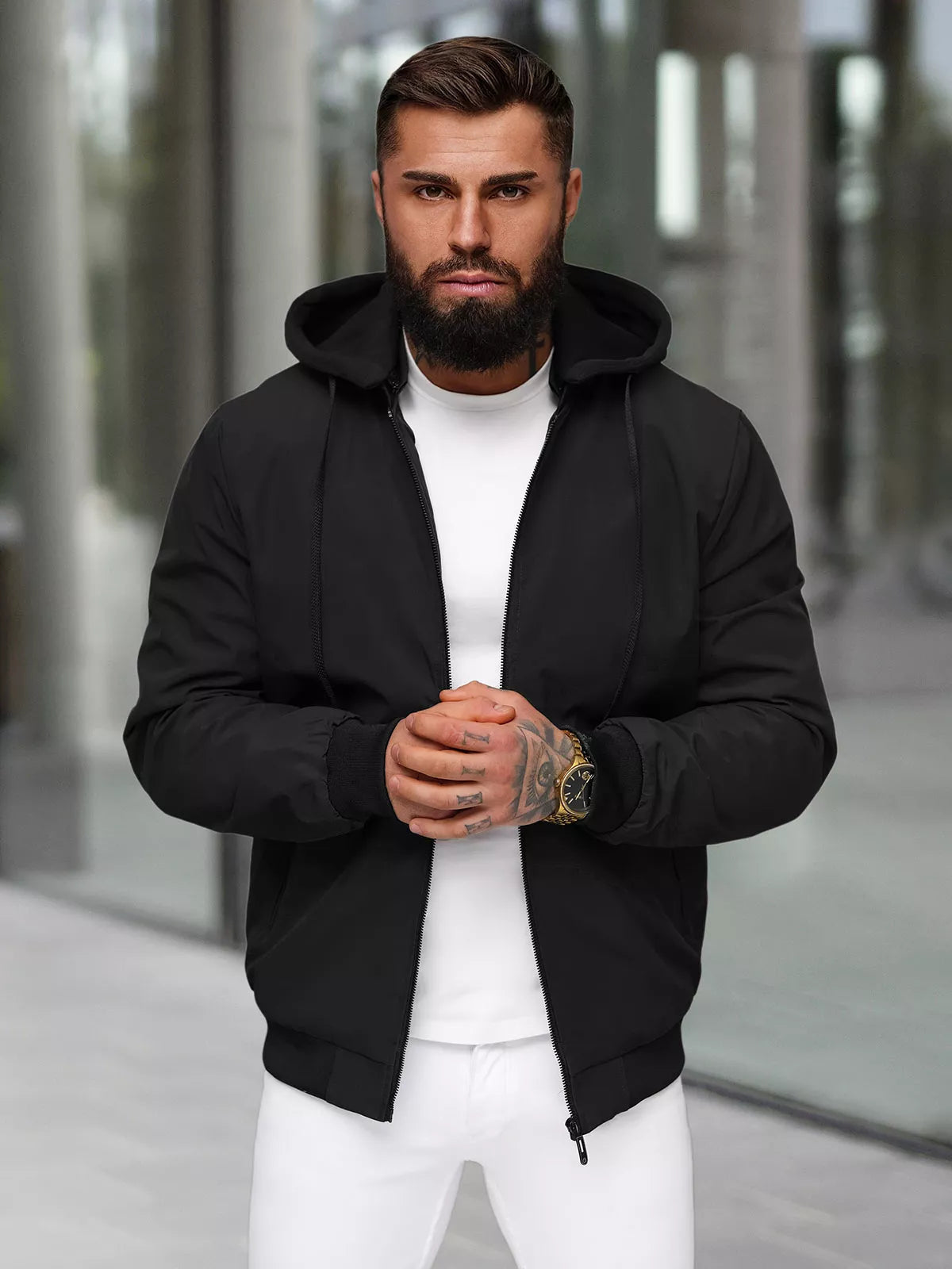 Men's black jacket Sense