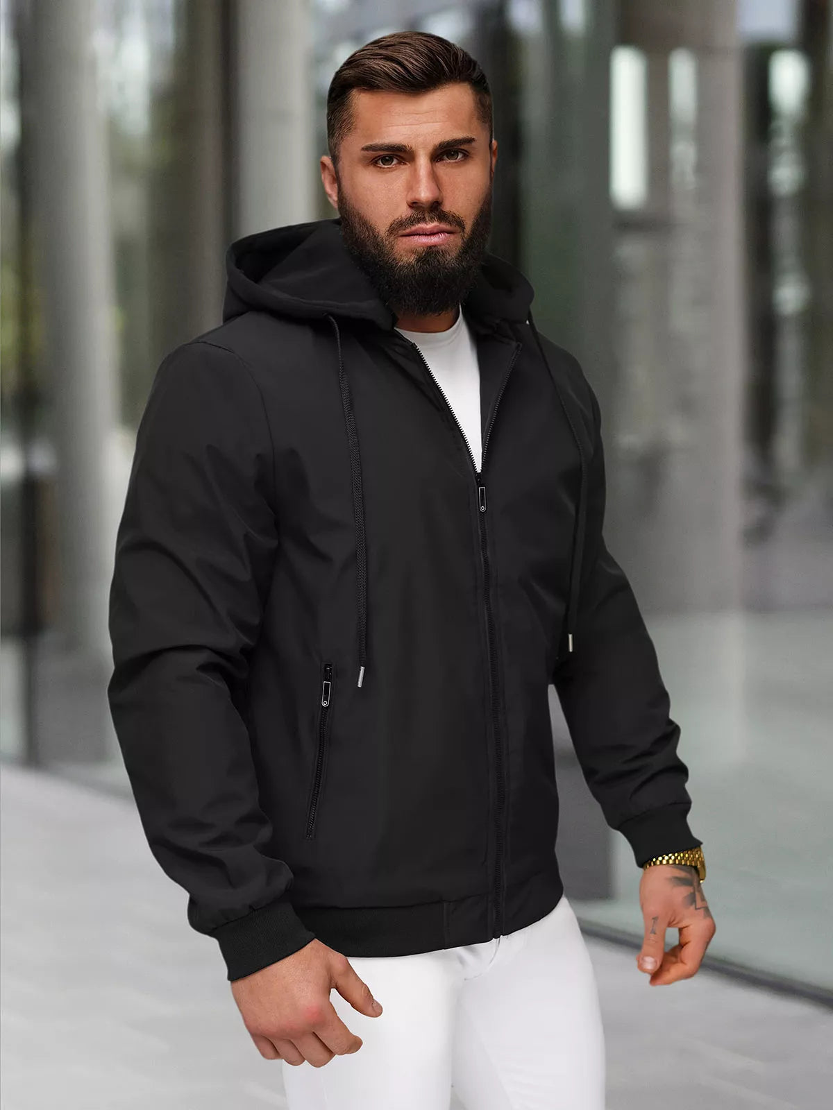 Men's black jacket Sense