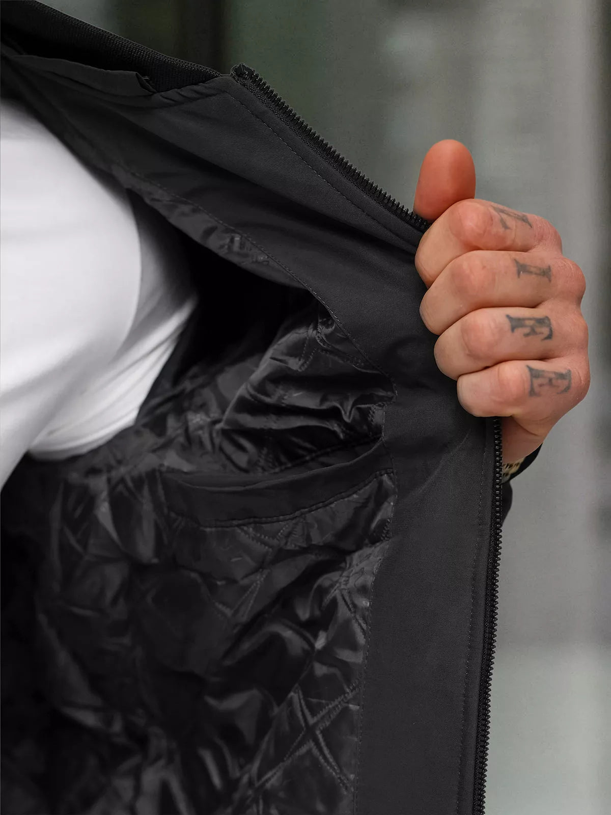 Men's black jacket Sense