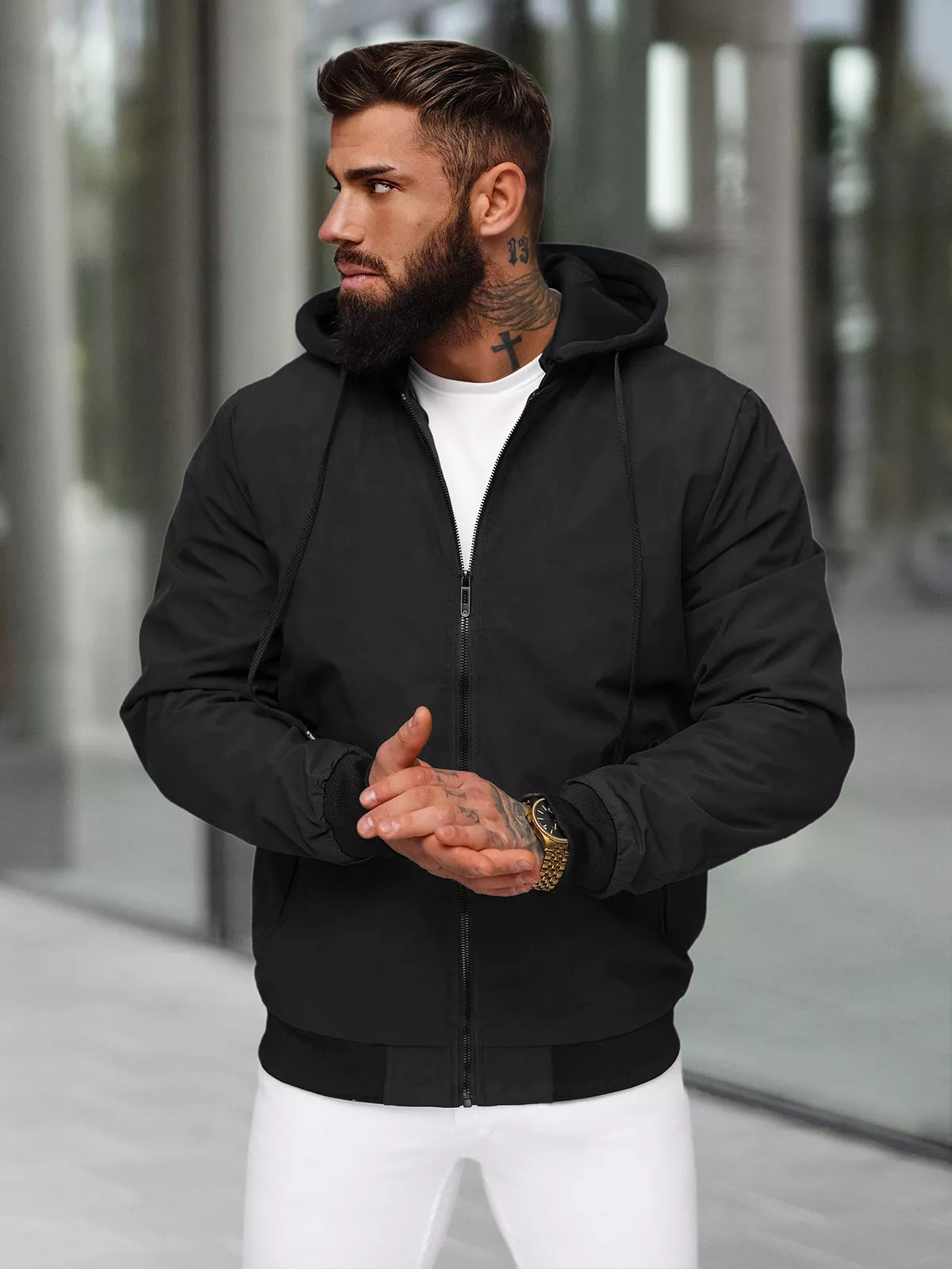 Men's black jacket Sense
