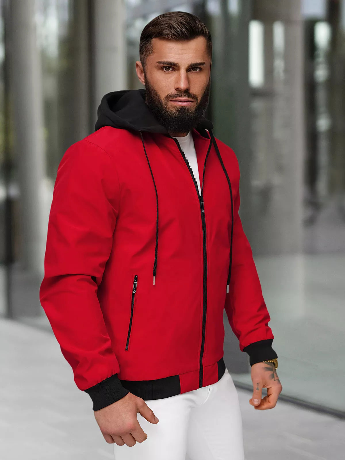 Men's red jacket Sense