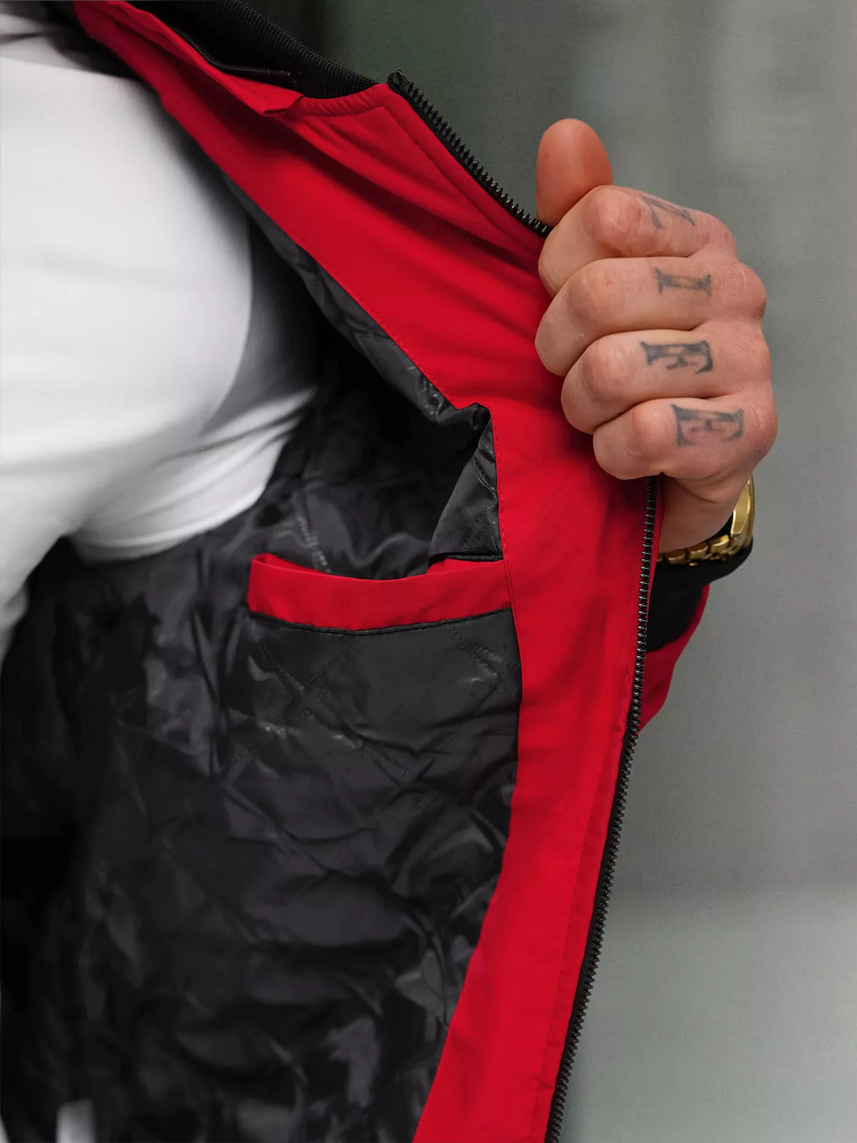 Men's red jacket Sense