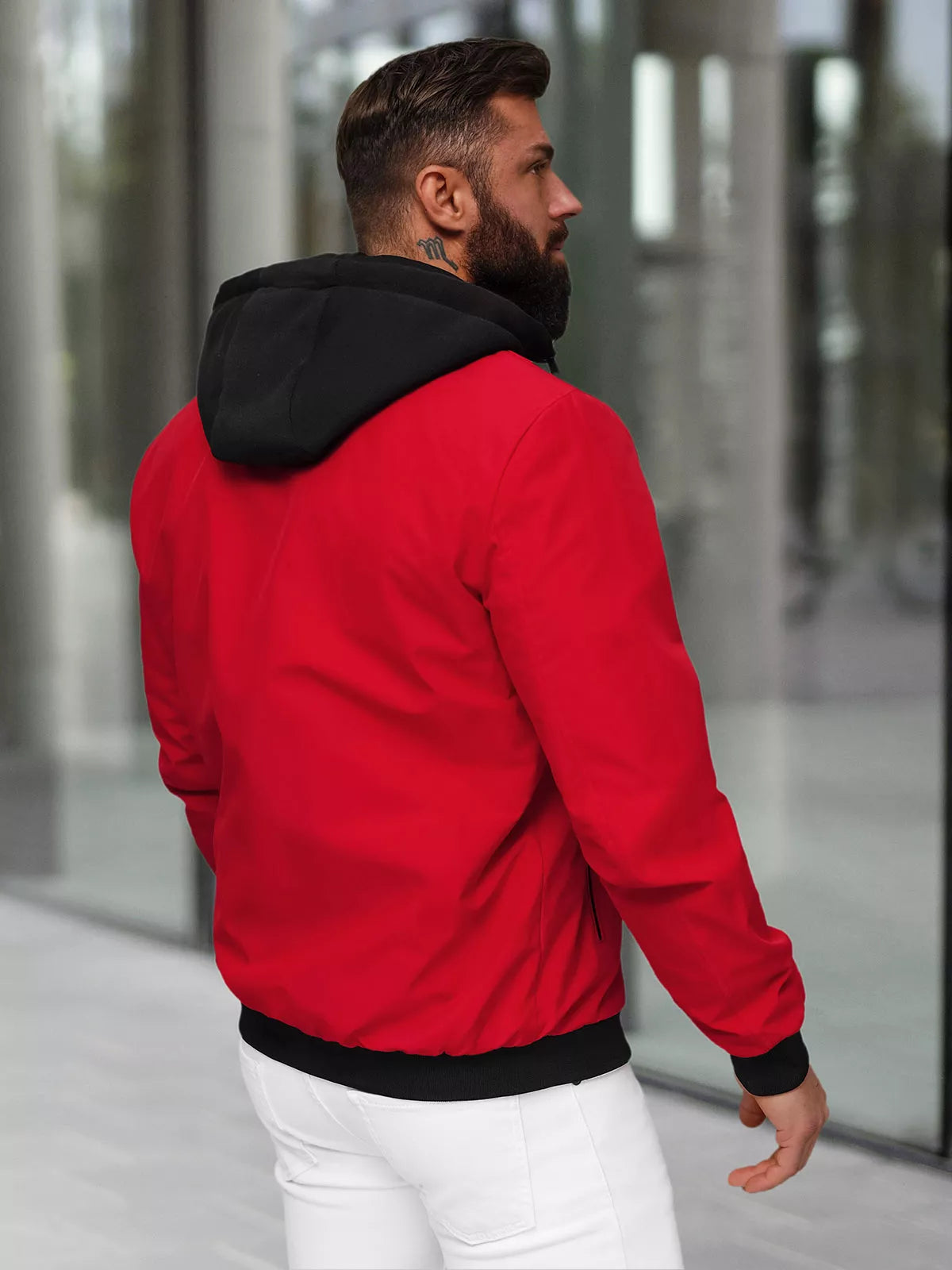Men's red jacket Sense