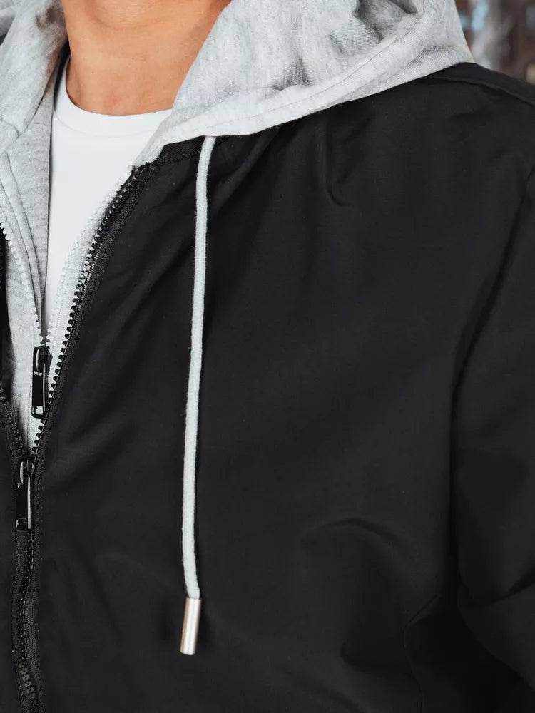 Men's black bomber jacket Edmin