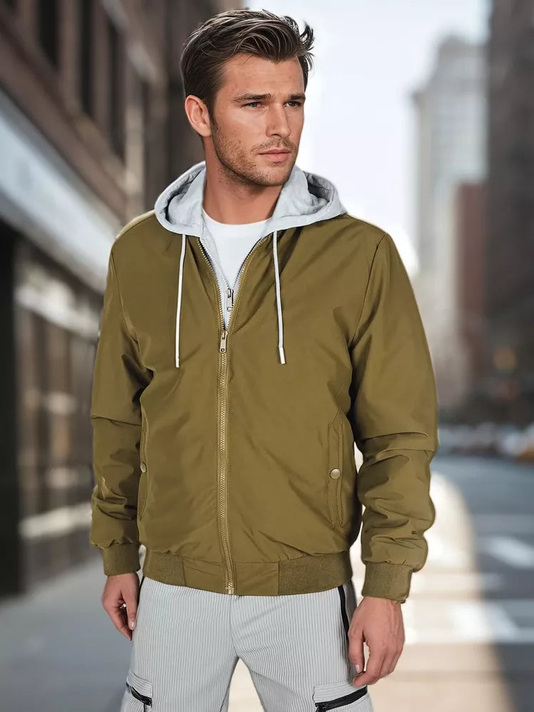 Men's green bomber jacket Edmin