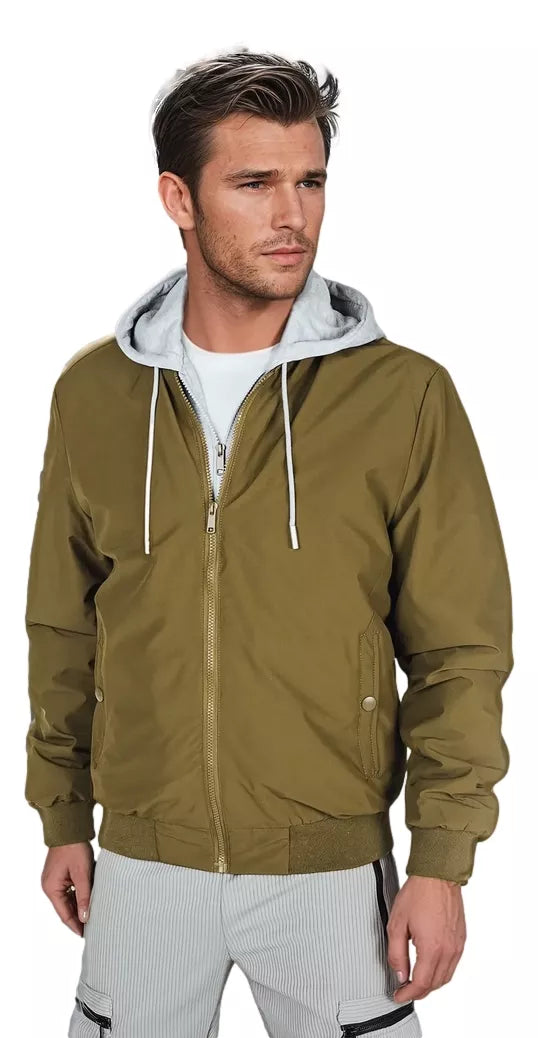 Men's green bomber jacket Edmin