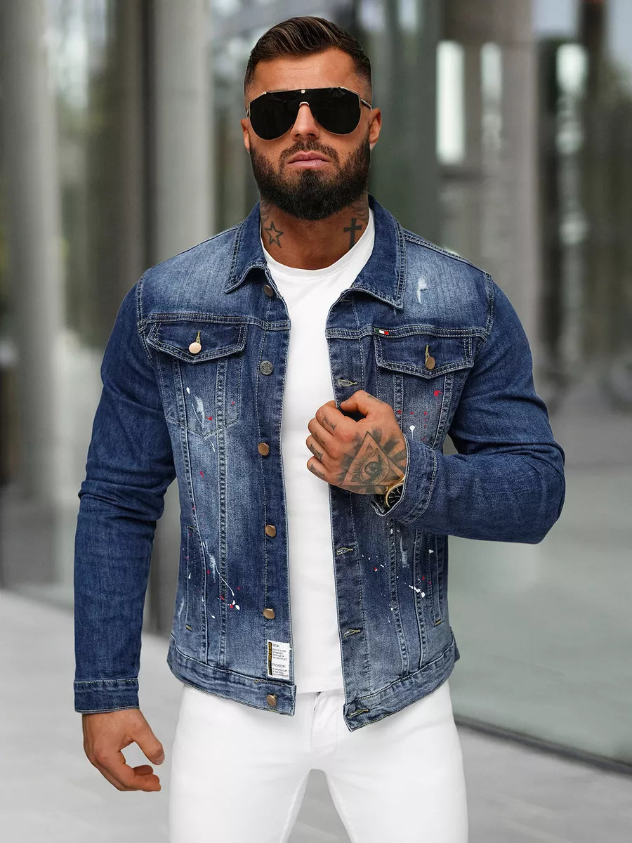 Light blue denim jacket Onil