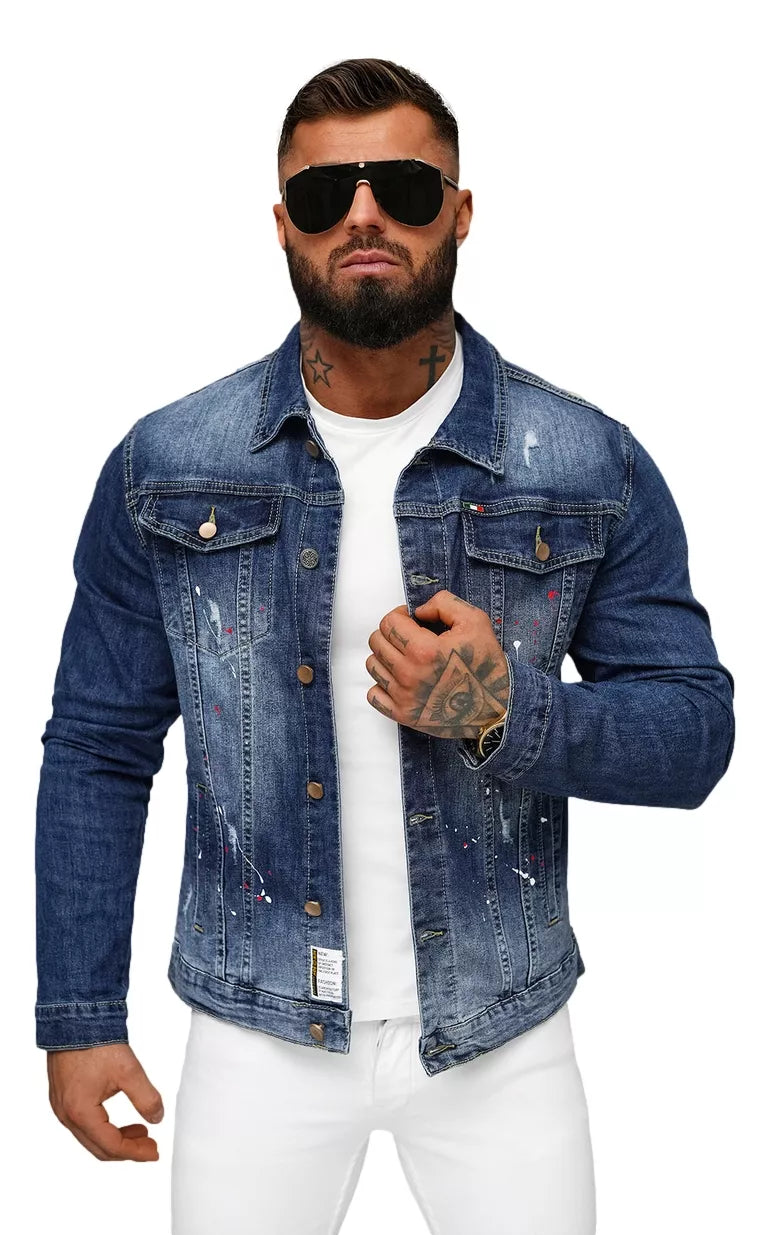 Light blue denim jacket Onil