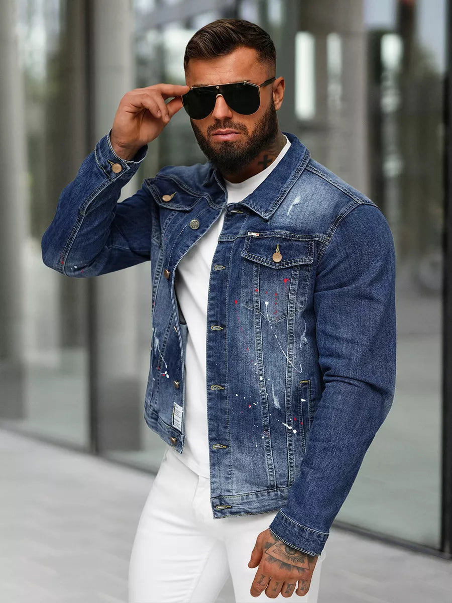 Light blue denim jacket Onil