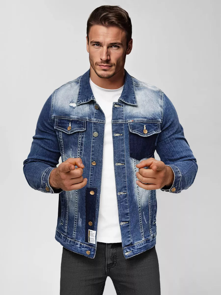 Men's blue denim jacket Urgan