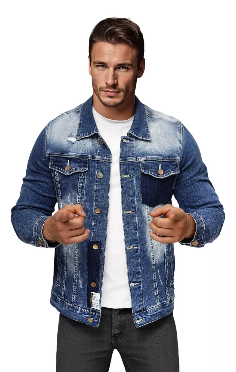 Men's blue denim jacket Urgan