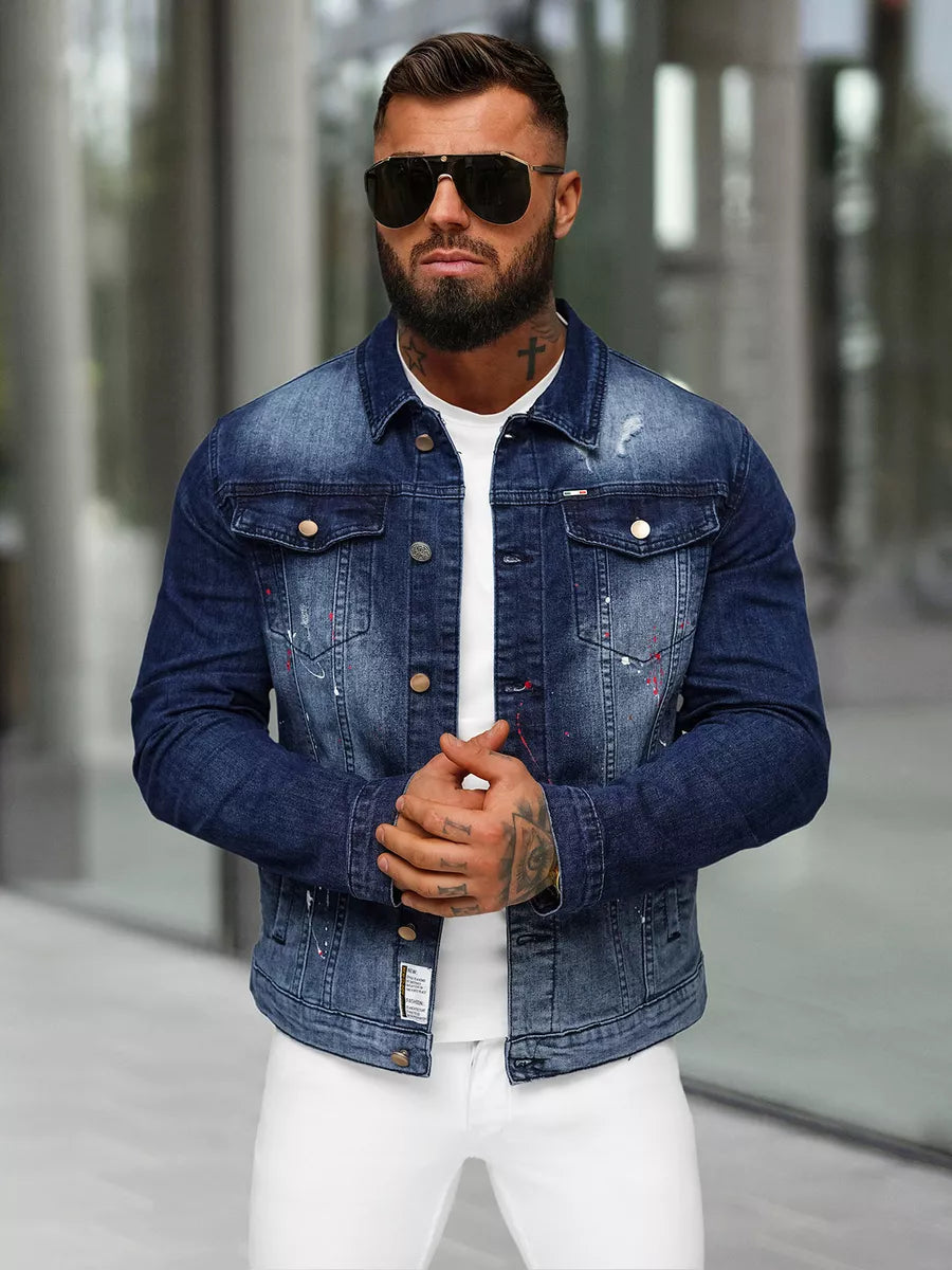 Blue denim jacket Onil