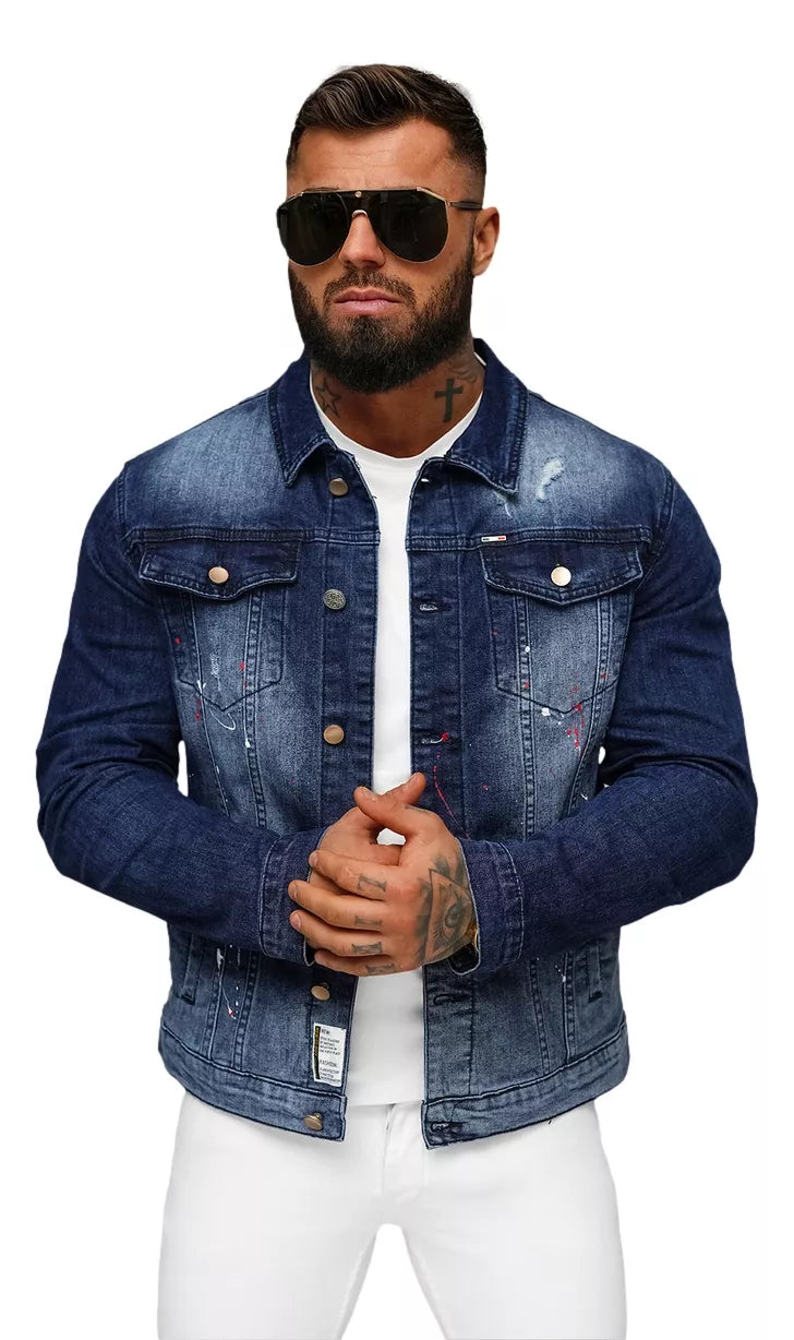 Blue denim jacket Onil