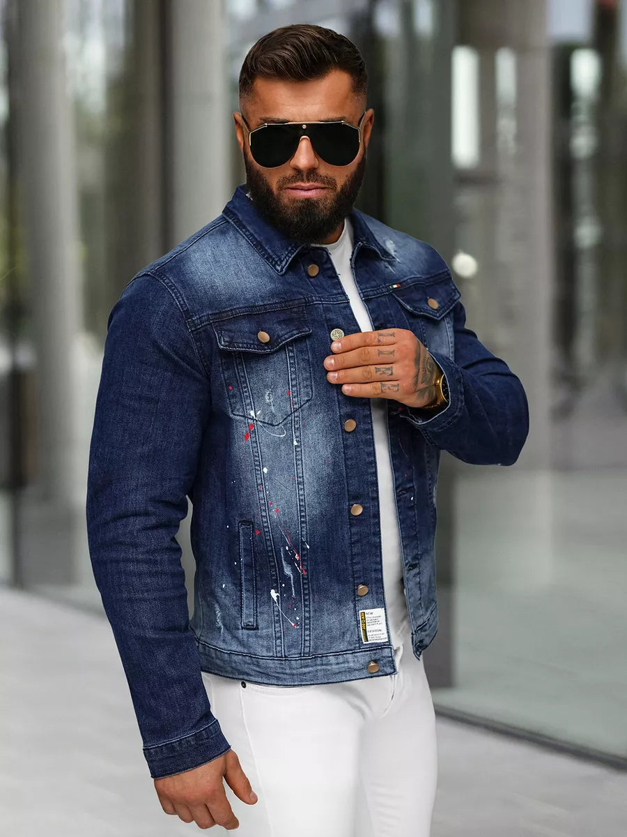 Blue denim jacket Onil