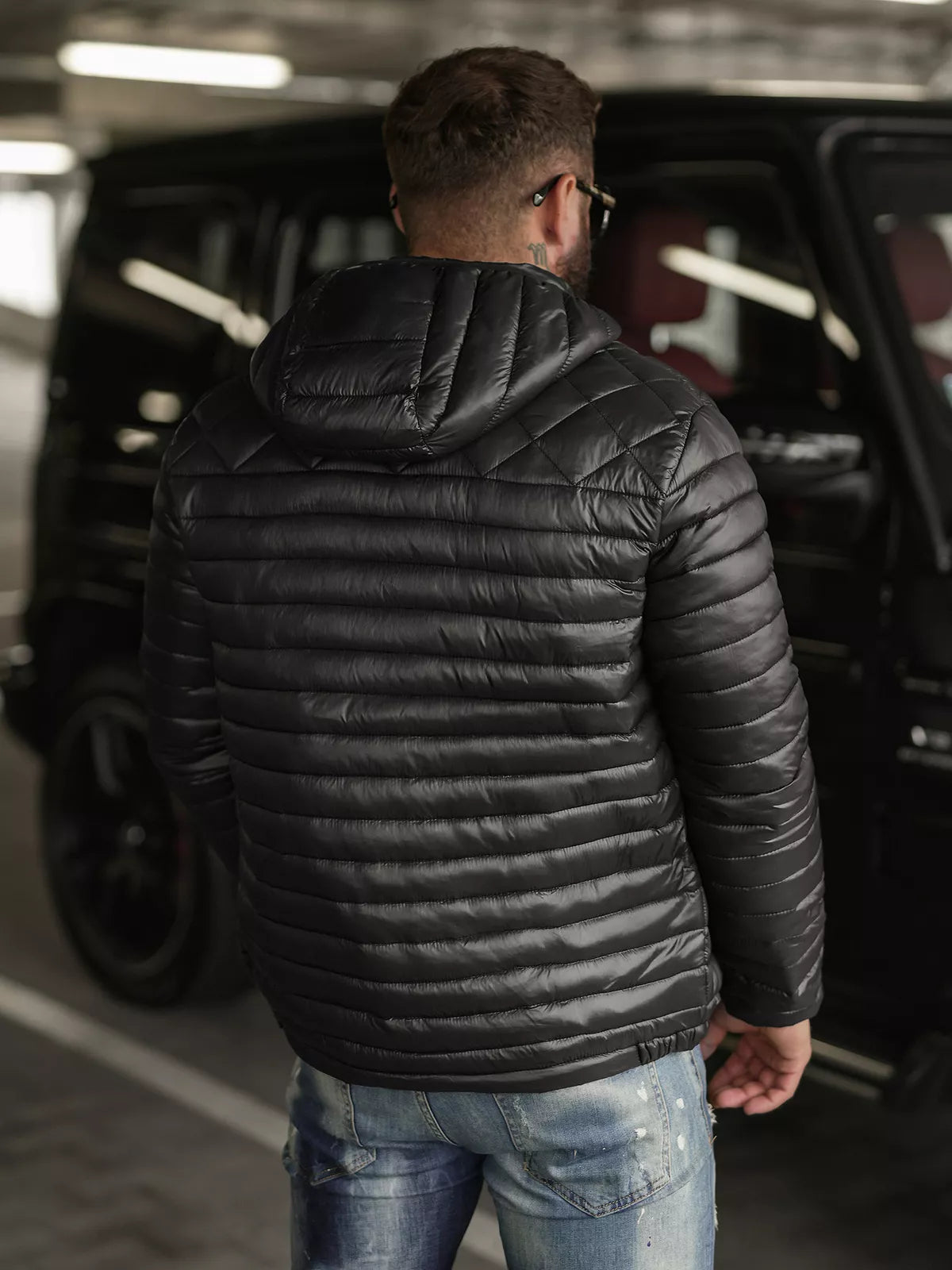 Men's black jacket Astor