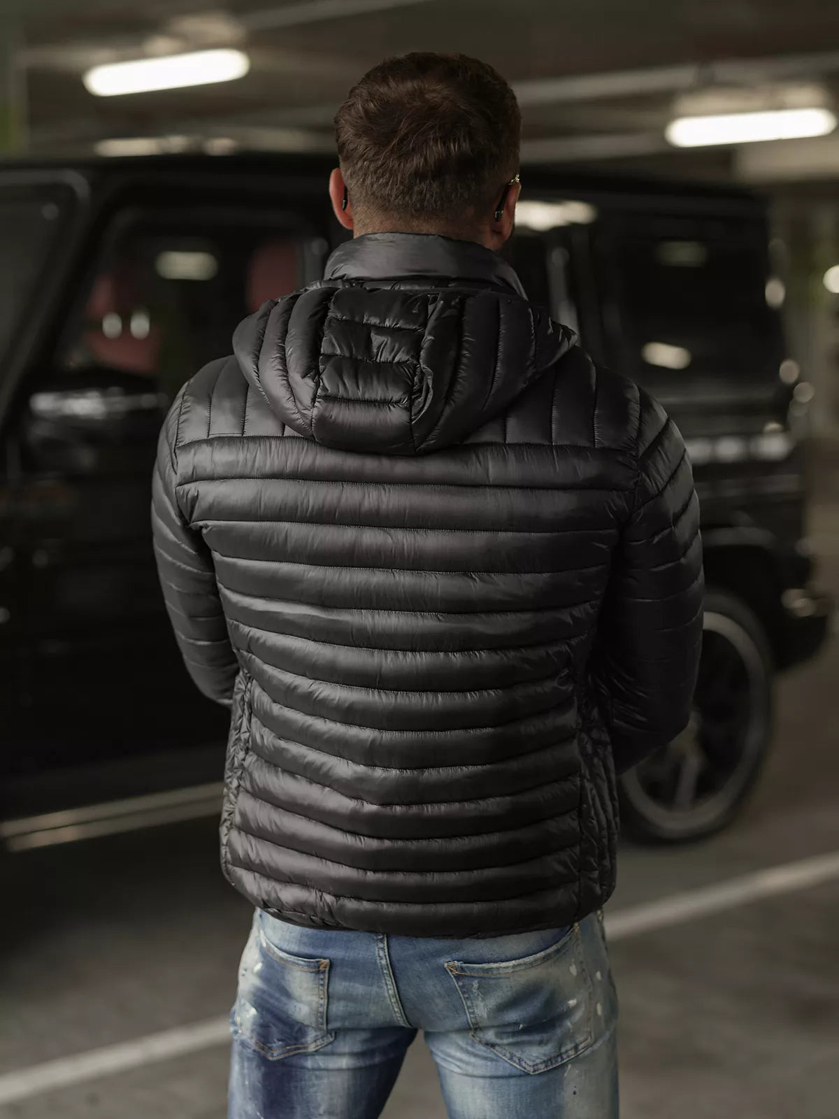 Men's black jacket Einar