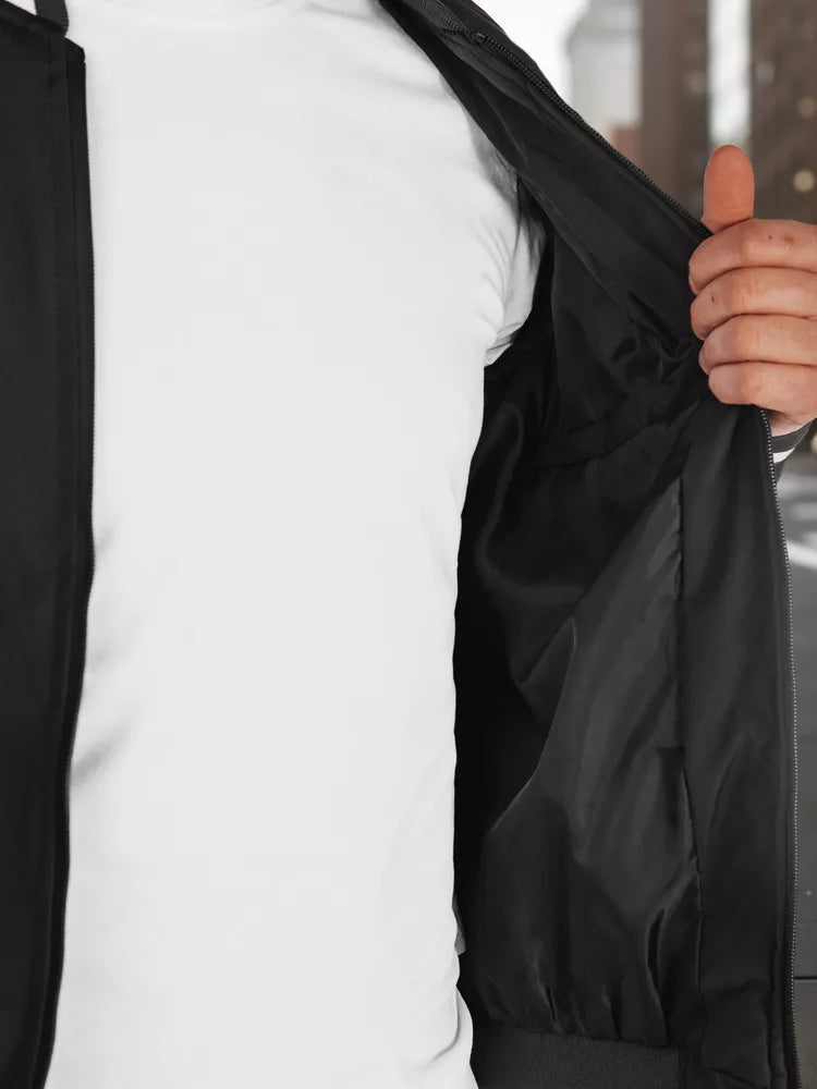 Men's black jacket Edman