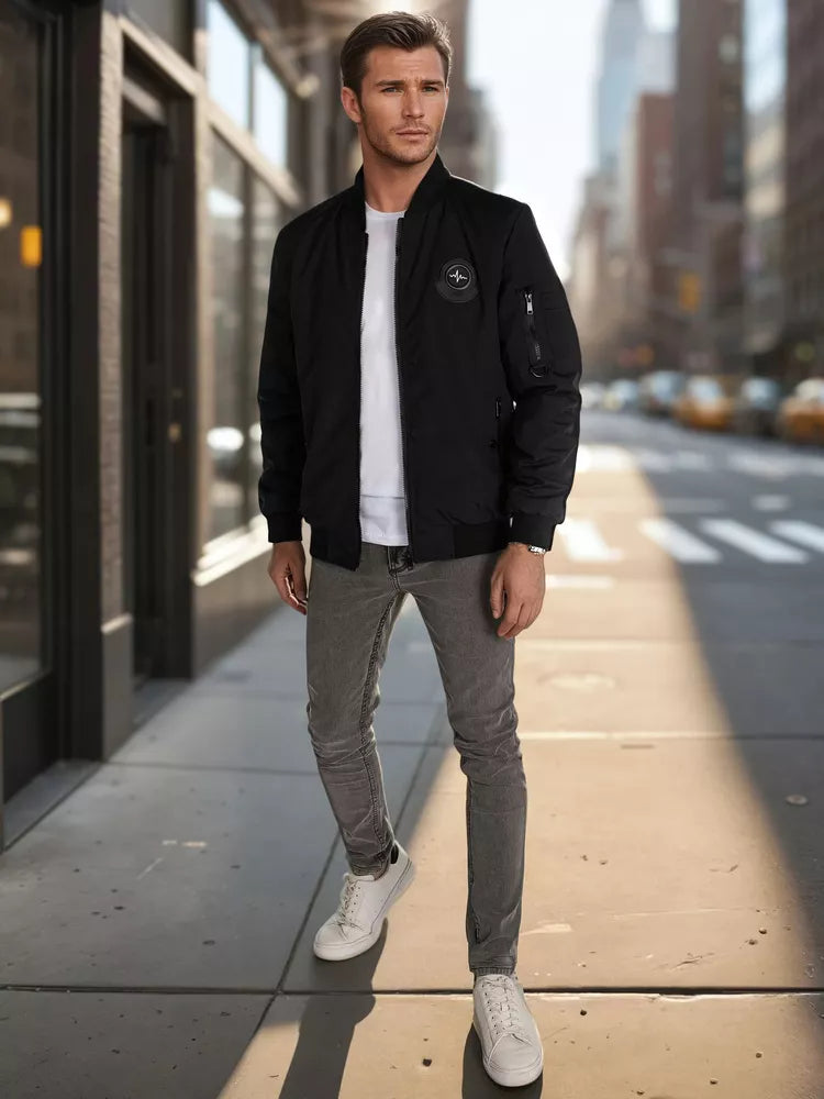 Men's black jacket Set