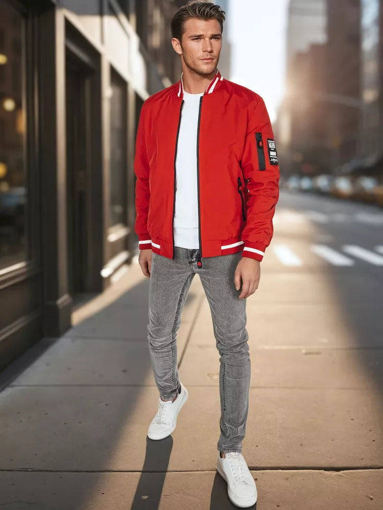 Men's red jacket Edman