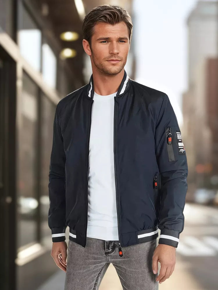 Men's navy blue jacket Edman