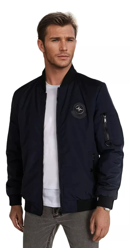 Men's navy blue jacket Set