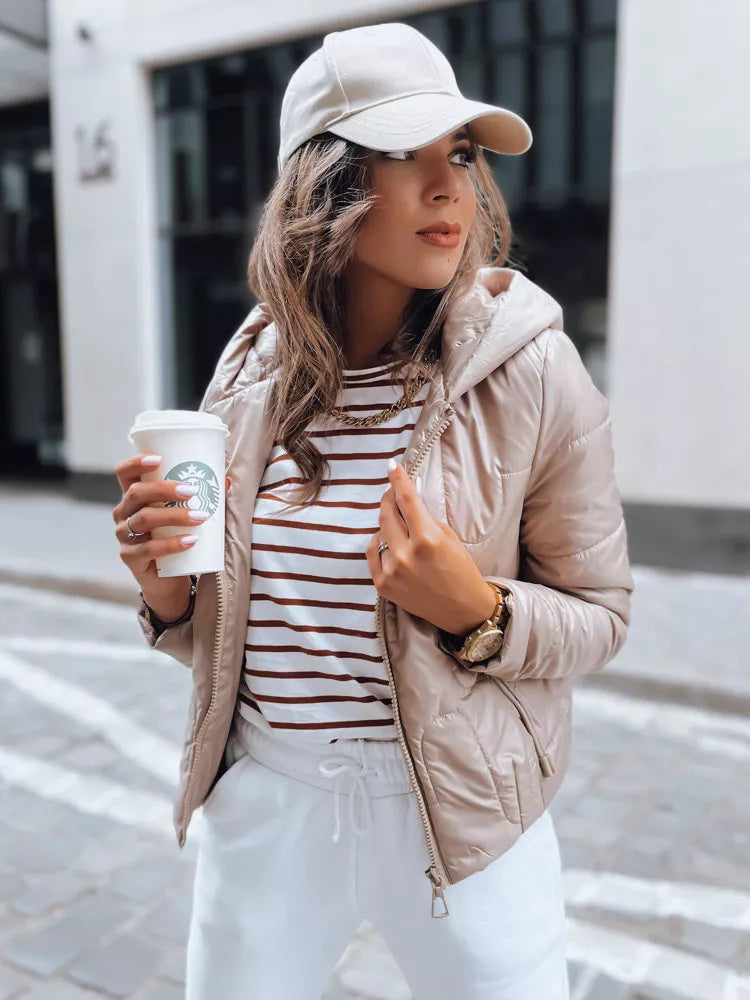 Women's brown wool jacket