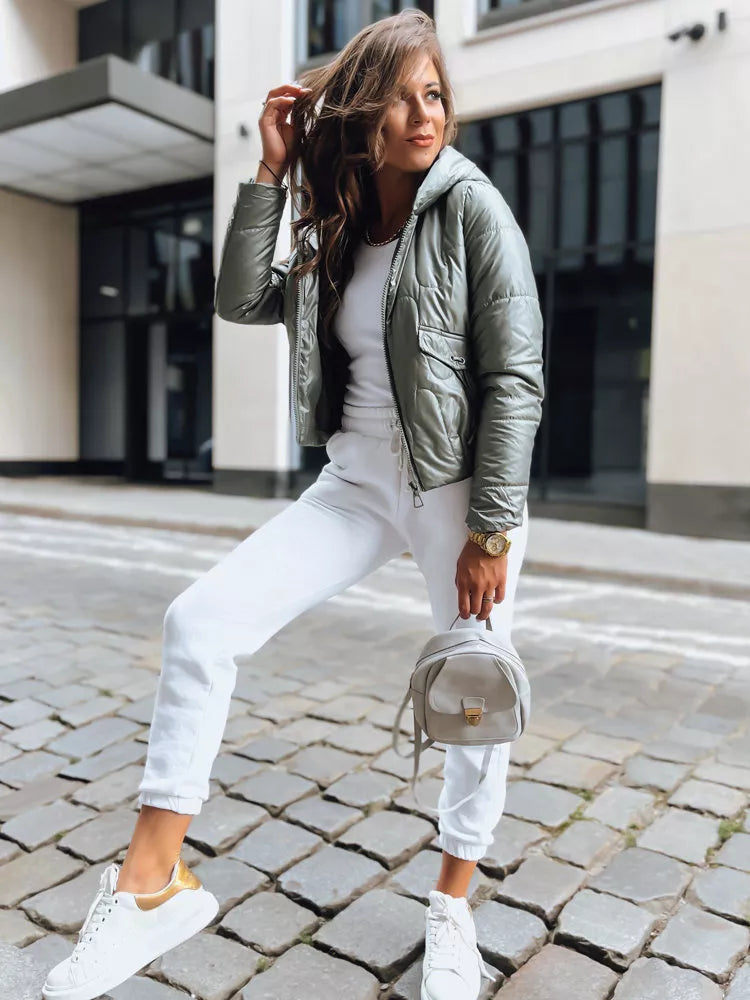 Women's green Wool jacket