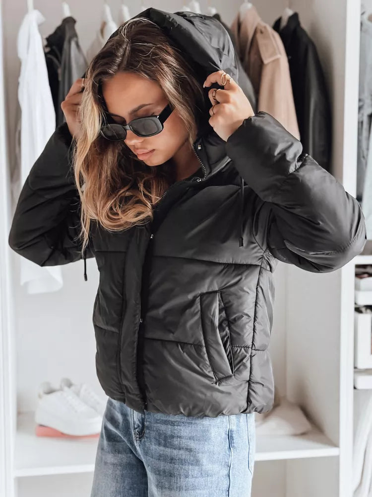 Women's black jacket Snowlike