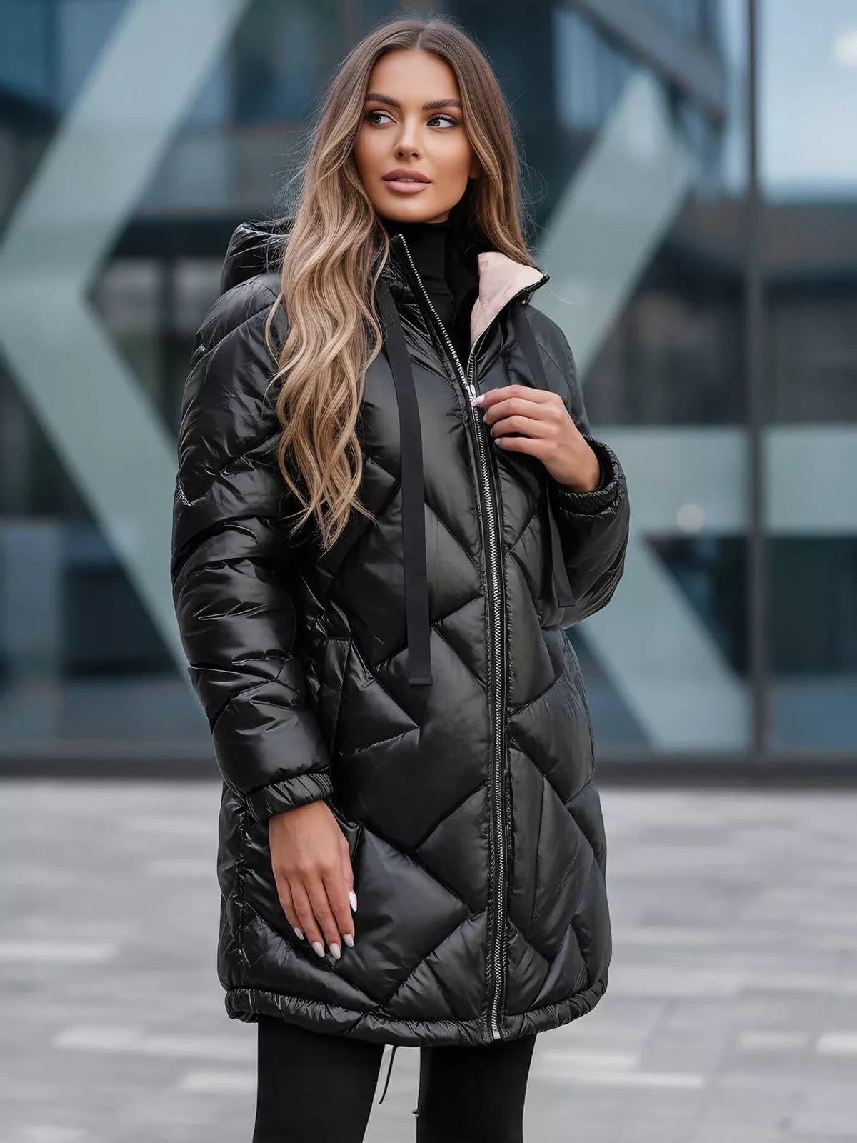 Black winter jacket Luter