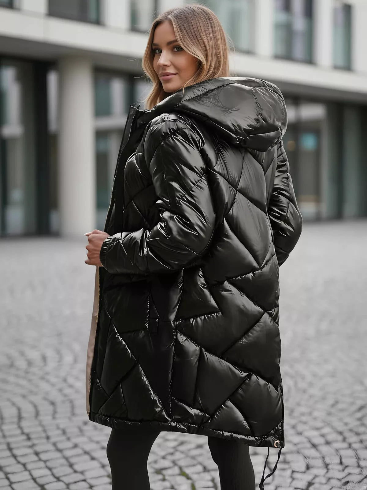 Black winter jacket Luter