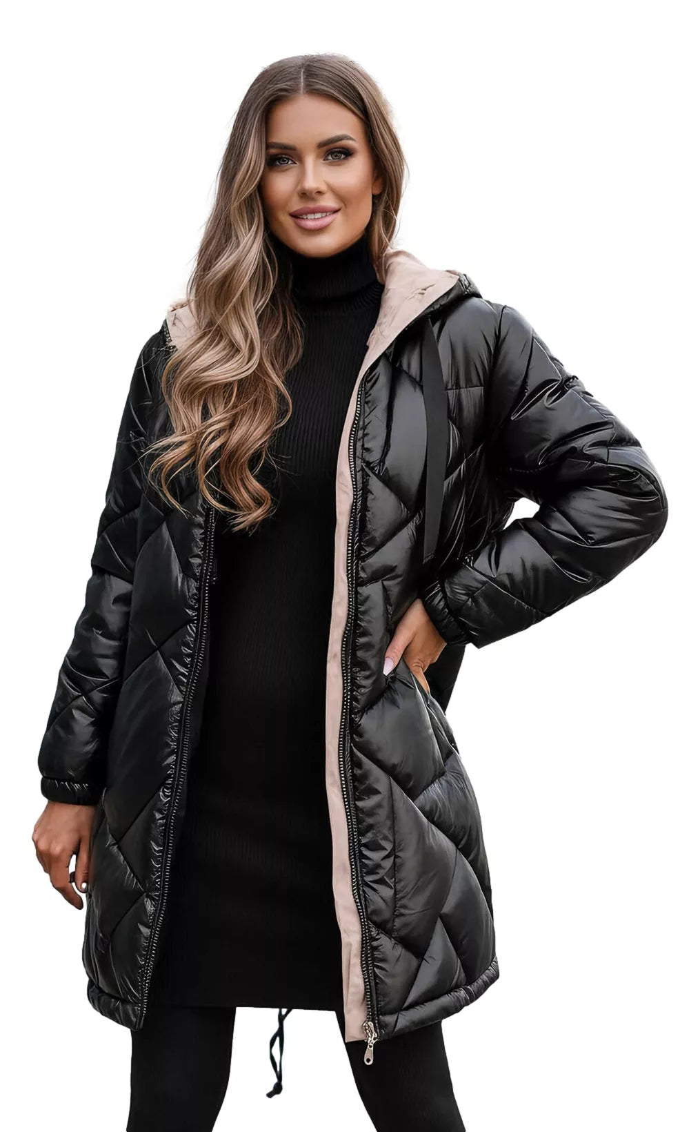 Black winter jacket Luter
