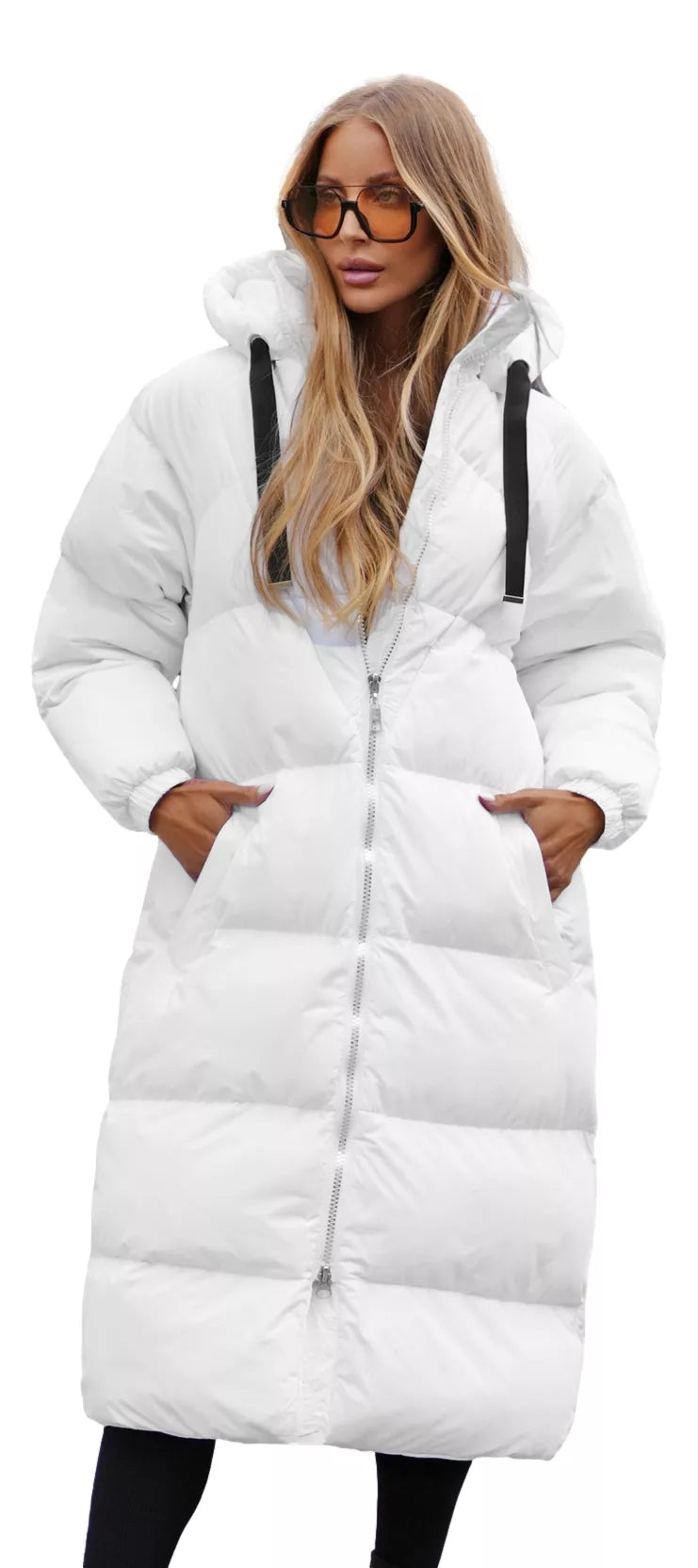 Women's white coat Izabel